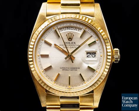 rolex 1803 day date yellow gold|rolex 1803 day date 36.